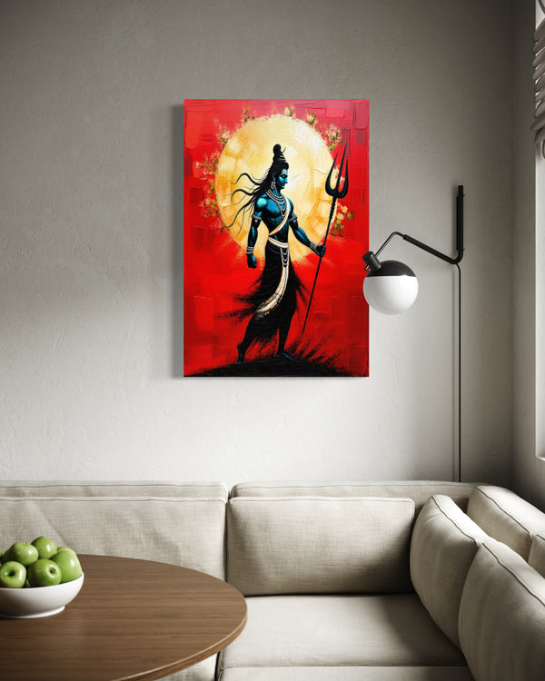 Shankara Abstract Lord Shiva Wall art