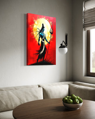 Shankara Abstract Lord Shiva Wall art