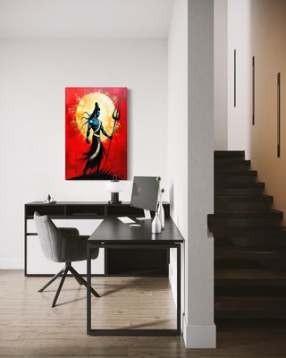 Shankara Abstract Lord Shiva Wall art