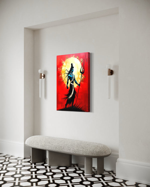 Shankara Abstract Lord Shiva Wall art