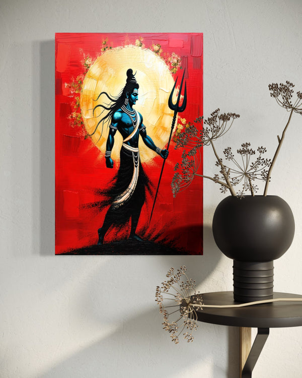 Shankara Abstract Lord Shiva Wall art