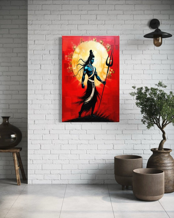 Shankara Abstract Lord Shiva Wall art